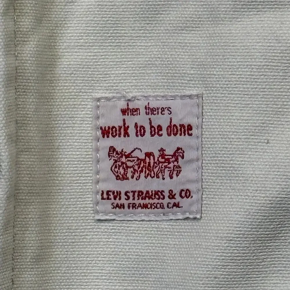 Levi's Men's Workwear Potrero Jacket, Chalky White Small $128